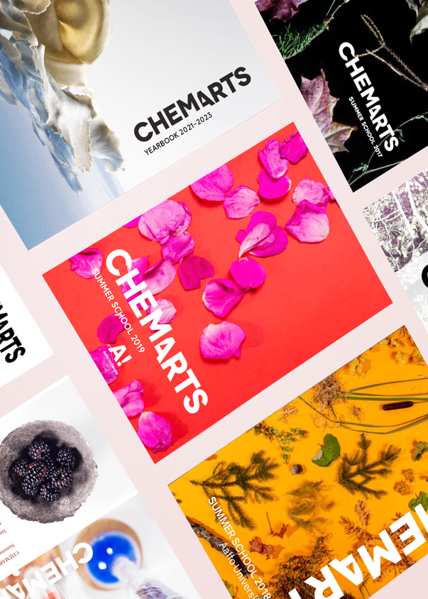 CHEMARTS Summer School publication covers on a grid